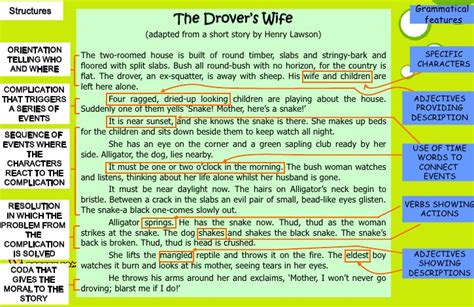 short narrative text structure examples