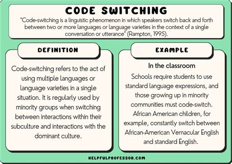 short note on code switching