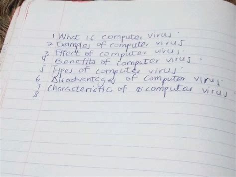 short note on computer virus