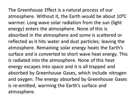 short note on green house effect class 11
