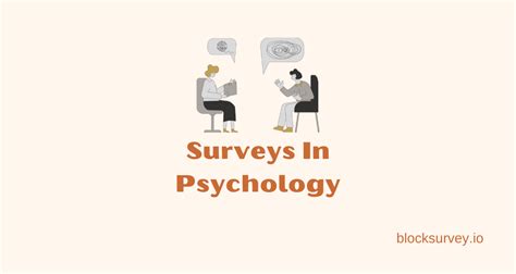 short note on survey method in psychology