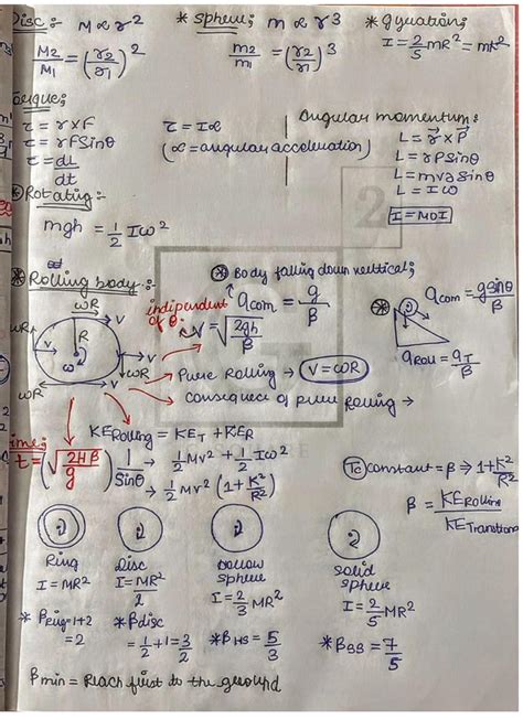 short notes on rotational dynamics