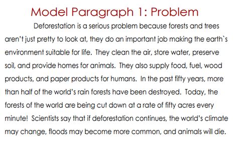 short paragraph about problem and solution
