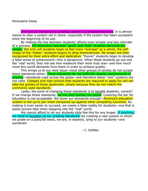 short persuasive paragraph examples