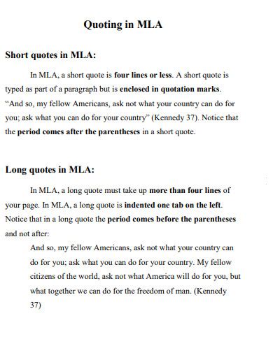 short quote examples