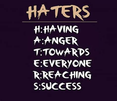 short quotes about haters