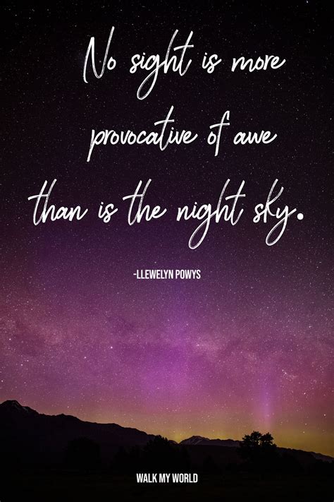 short quotes for night sky