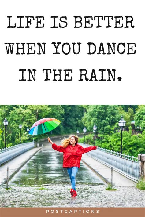 short rainy day with friends captions