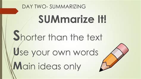 Short Run In Your Own Words