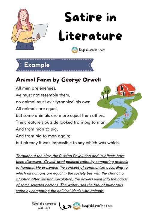 short satire examples in literature