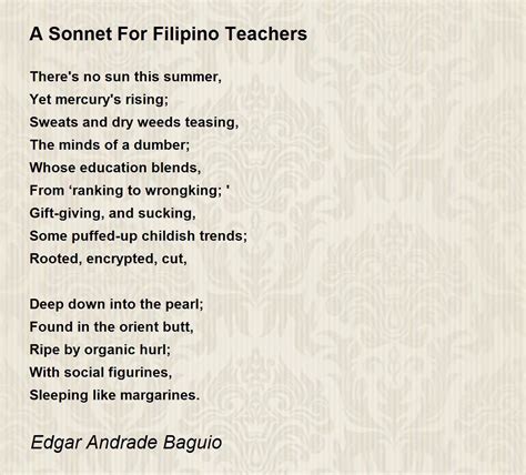 short sonnet examples tagalog