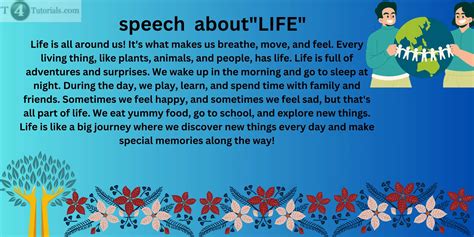 short speech examples about life challenges