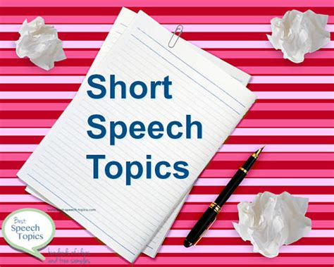 short speech on current topics