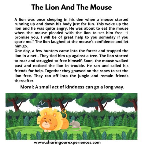 short story for kids in english with pictures with moral