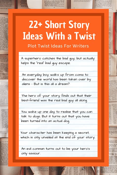 short story ideas with plot twist
