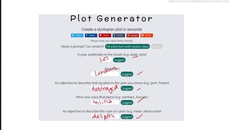 short story plot generator