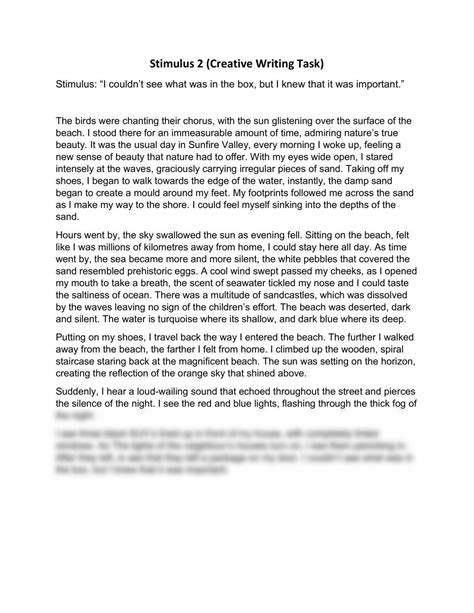 short story writing examples for students