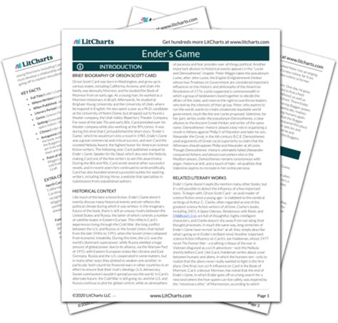 Short Summary Of Ender's Game