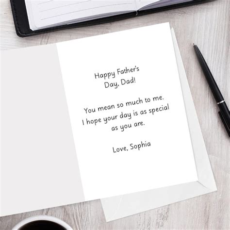 short things to write in a father's day card