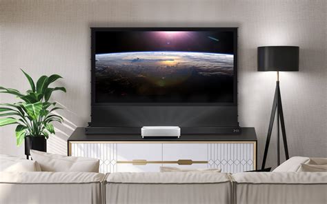 Short Throw Projector And Screen