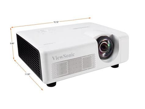 Short Throw Projector With Horizontal Keystone