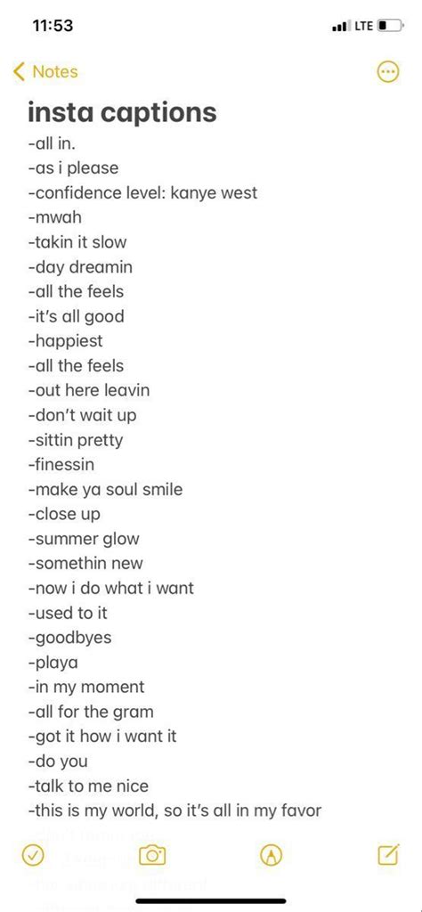 short transition captions for instagram