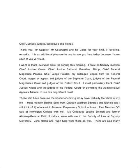 short vote of thanks speech for retirement function