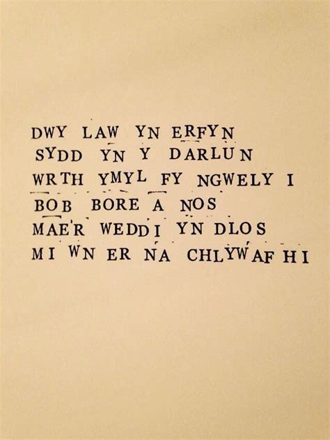 short welsh words