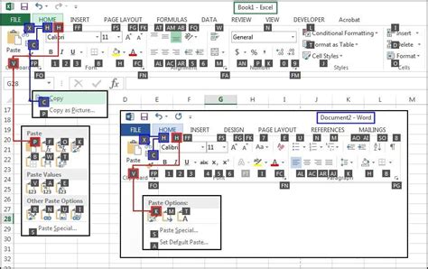 Shortcut For Ribbon In Excel