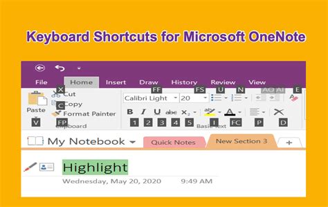 shortcut for subscript in onenote