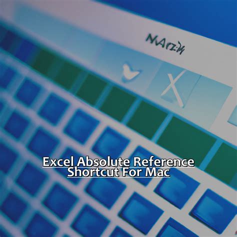 shortcut key for absolute reference in excel mac
