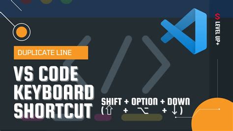 Shortcut Key For Duplicate Line In Vscode