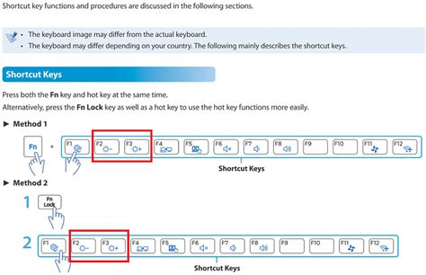 shortcut key to adjust screen brightness in windows 10