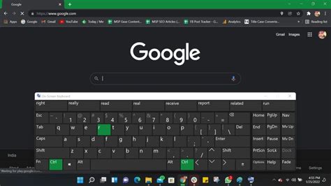 shortcut key to refresh desktop in windows 10