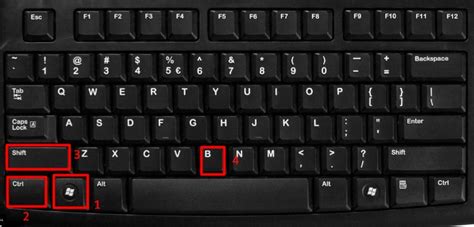 shortcut key to restart graphics driver