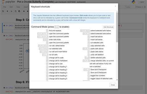 shortcut to add new line in jupyter notebook