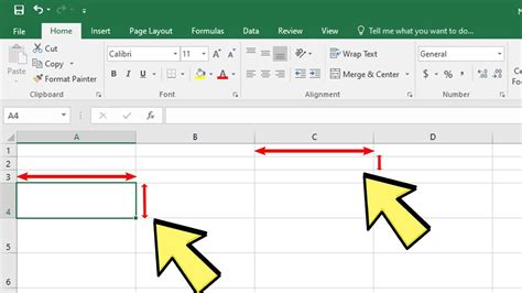 shortcut to adjust cell height in excel