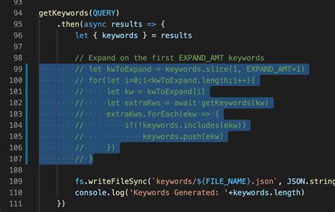 shortcut to comment out code