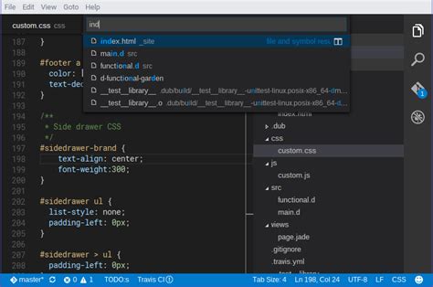 shortcut to open a file in vscode