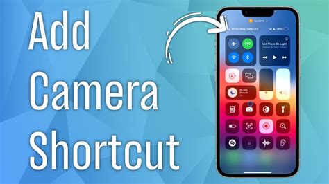 shortcut to open camera on iphone