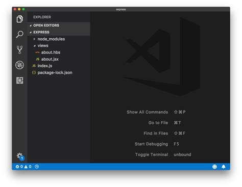 shortcut to open folder in vs code from file explorer