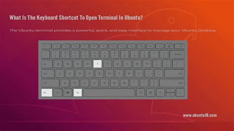 shortcut to open terminal in linux ubuntu