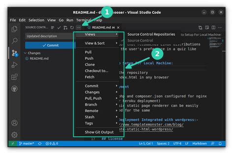 shortcut to open vs code in github