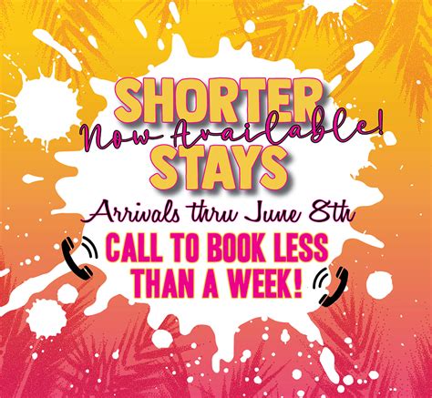 shorter stays
