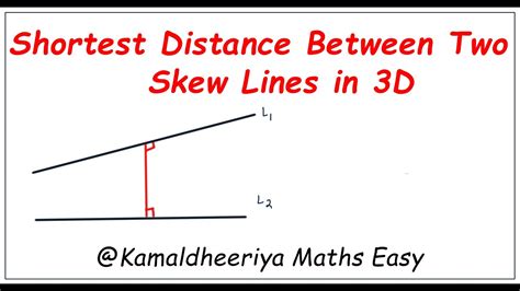 shortest distance between two lines in 3d calculator