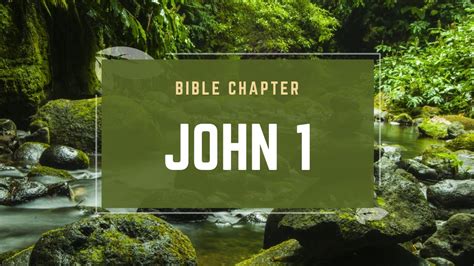 shortest verse in john chapter 1