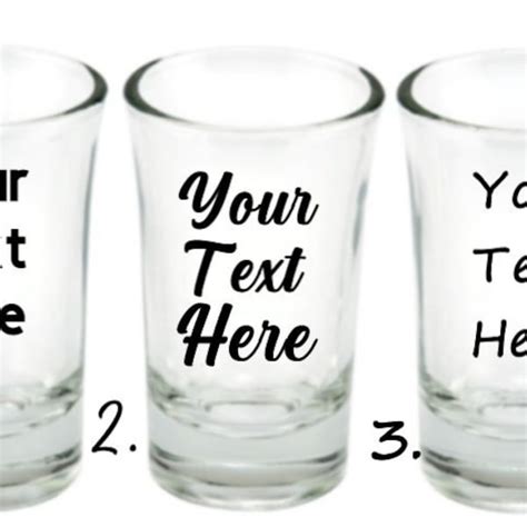 Shot Glasses Personalized Bulk