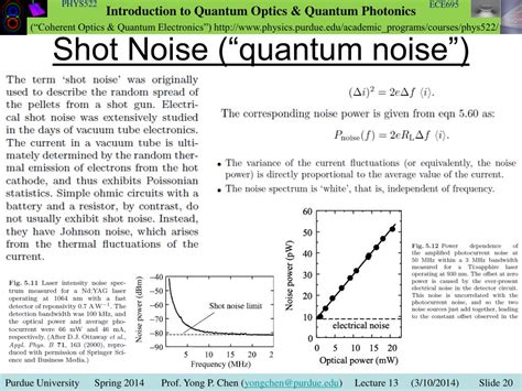 Shot Noise Quantum