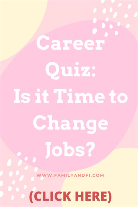 Online Quiz Is It Time To Change Jobs in 2020 Job