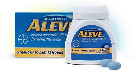 should aleve be taken with or without food